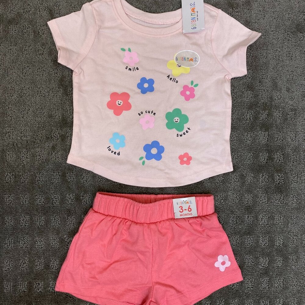 NWT Garanimals Bundle 11-Piece (Shorts & Tops, Bodysuits & Bloomers)